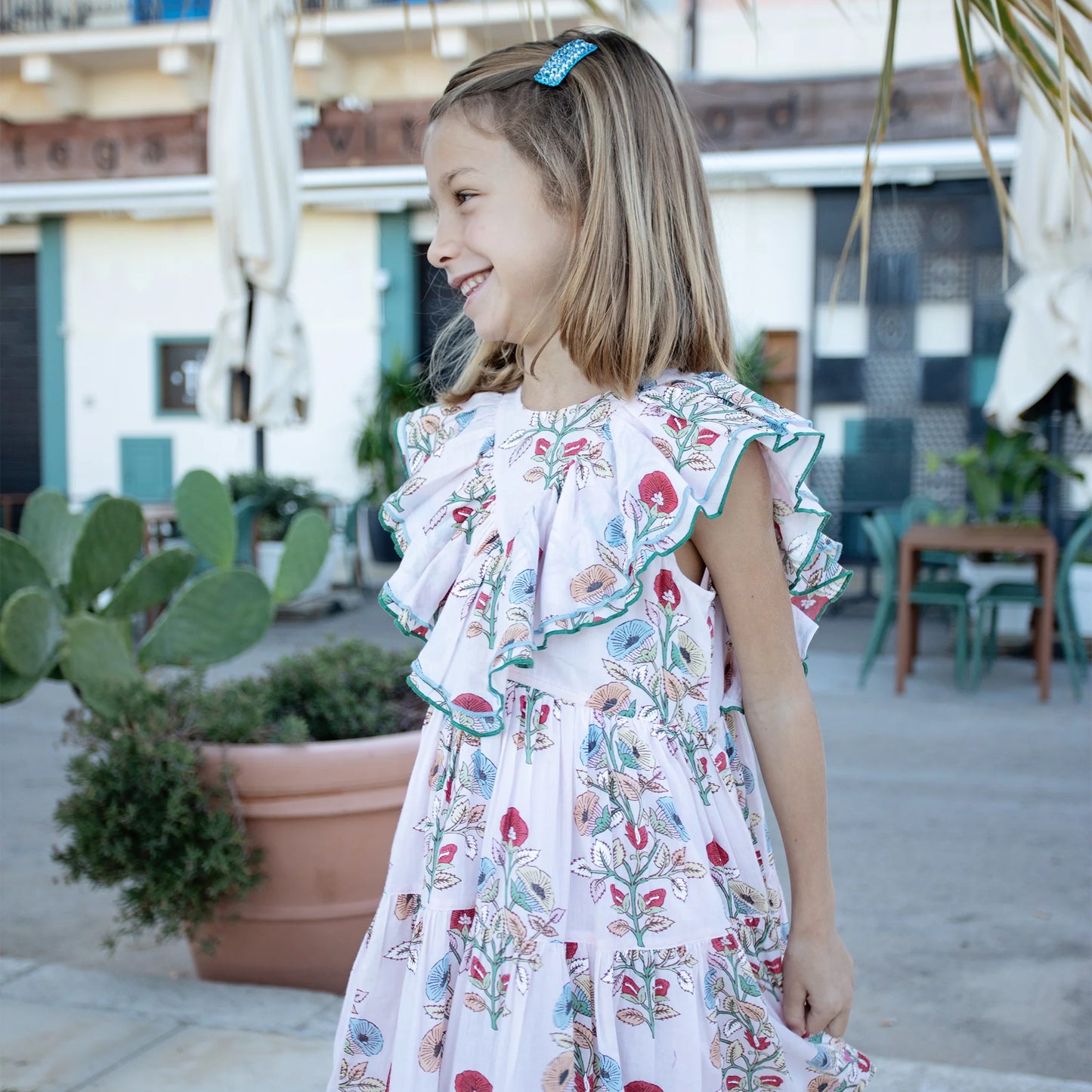 Pink Chicken Multi Bouquet Floral | Raphaela Dress