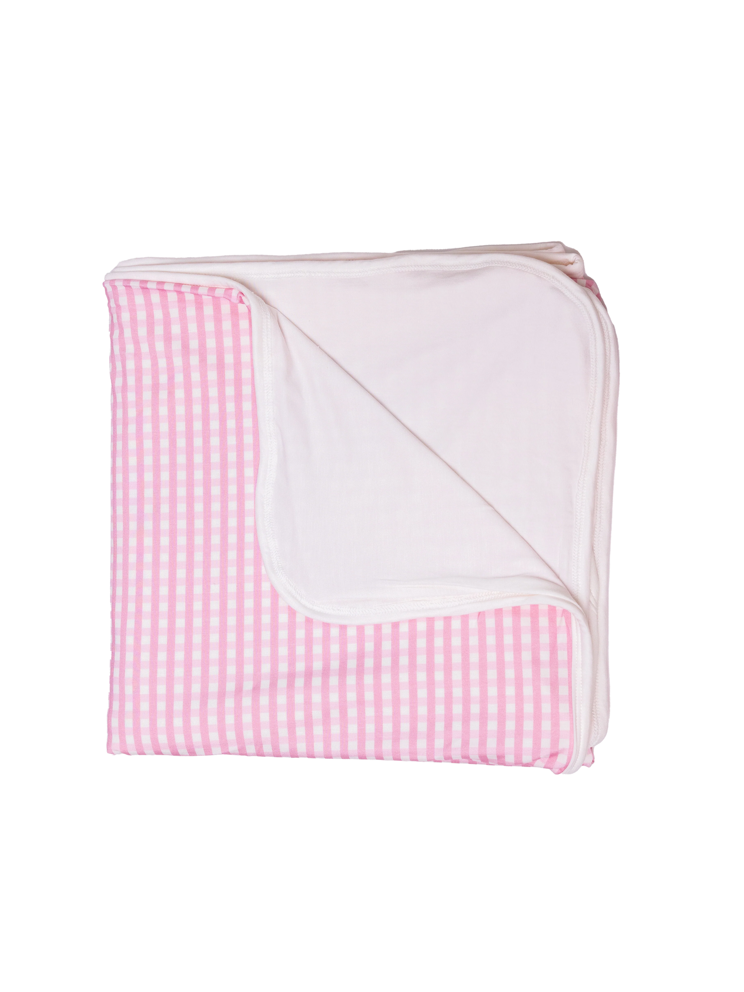 Uptown Baby Pink | Gingham Blanket
