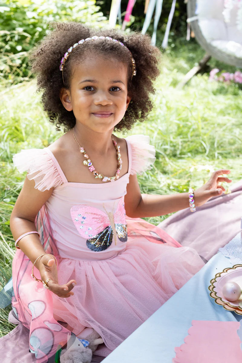 Great Pretenders Soft Pink | Sequins Secret Butterfly Twirl Dress with Wings