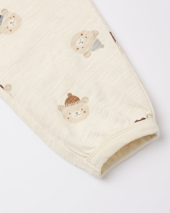 Rylee + Cru Natural Winter Bears | Relaxed Set