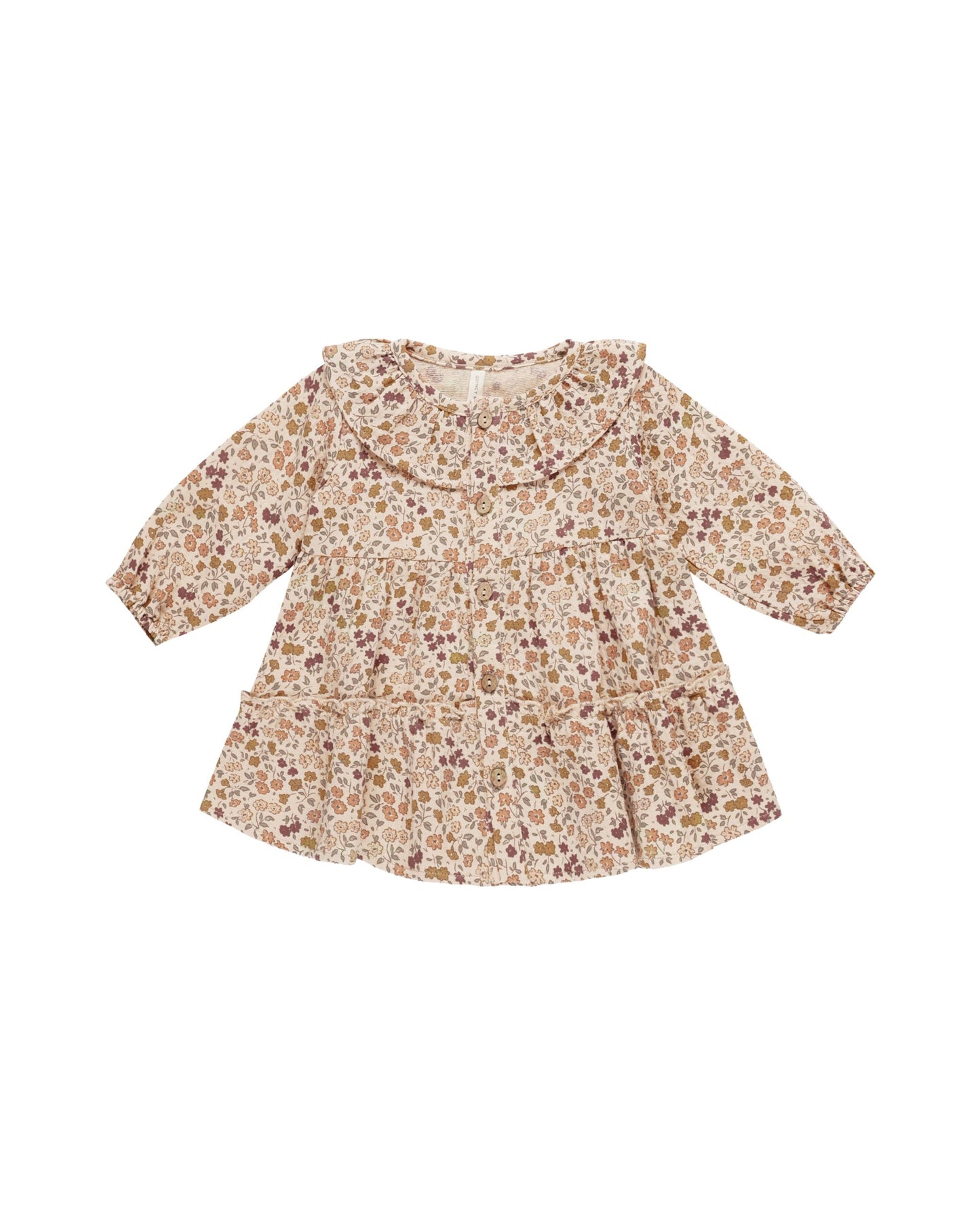 Quincy Mae Posy | Ruffle Collar Button Dress