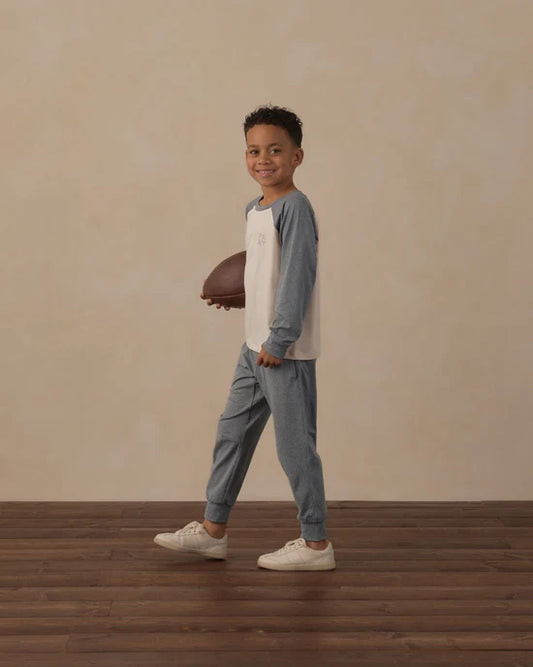 Rylee + Cru Midnight | Heathered Century Tech Jogger