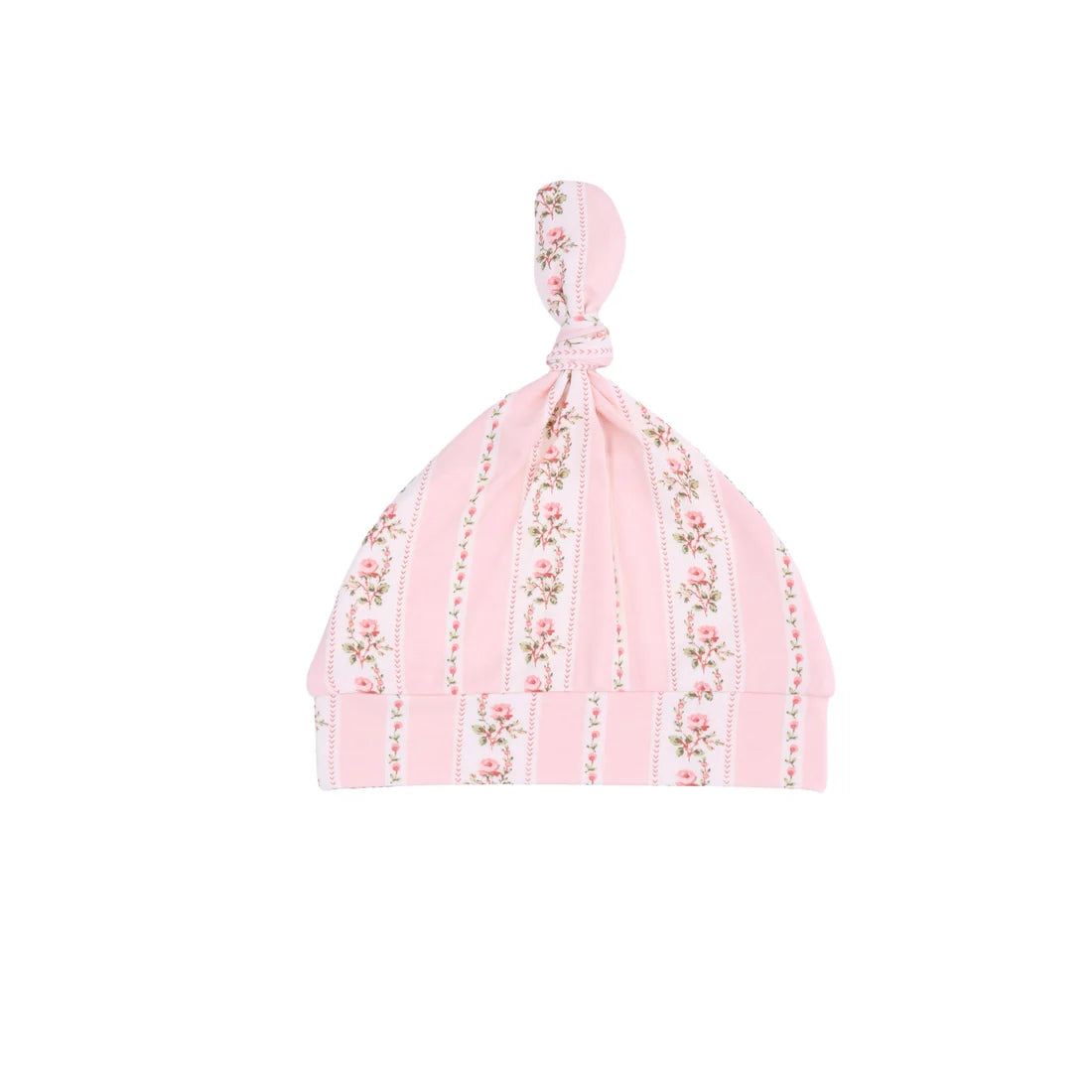 Angel Dear Pink | Antoinette Stripe Kimono Gown and Knotted Hat Set