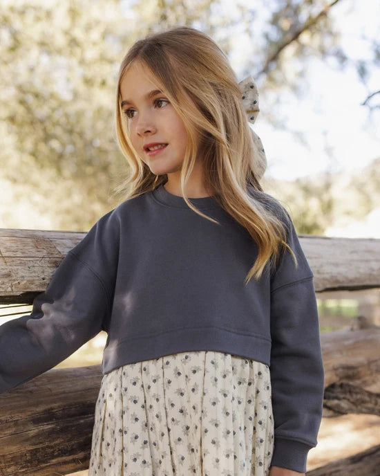 Rylee + Cru Midnight Vintage Fleur | Sweatshirt Dress