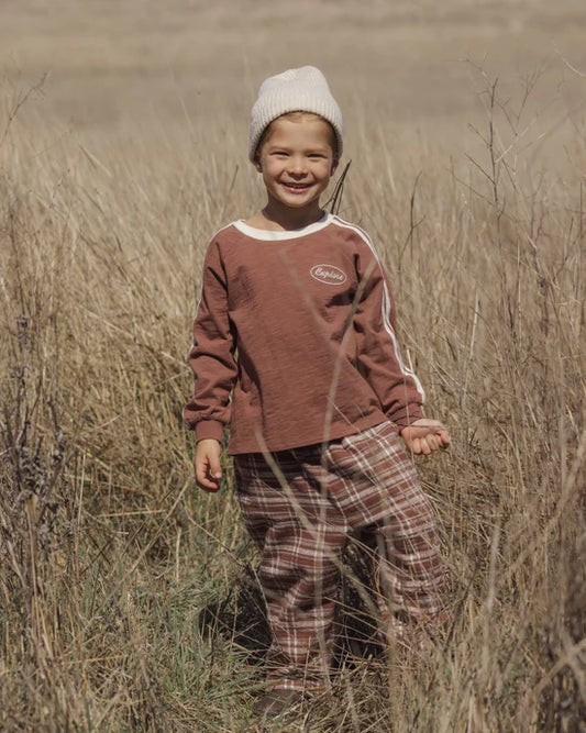 Rylee + Cru Mulberry | Explore Relaxed Long Sleeve Tee