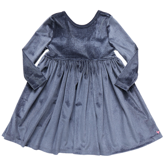 Pink Chicken Gray | Velour Steph Dress