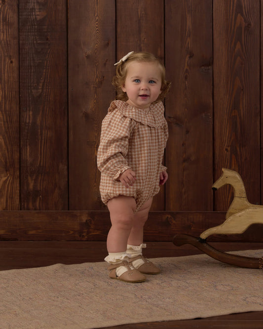Rylee + Cru Fawn Gingham | Colette Mini Dress