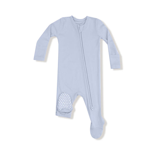 Angel Dear Niagara Mist | Basics 2 Way Zipper Footie