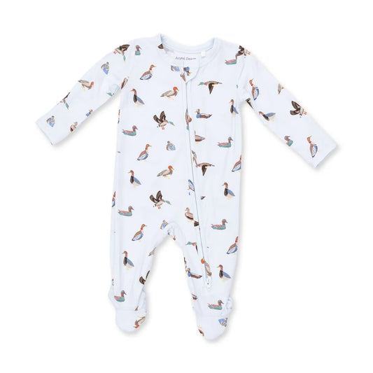 Angel Dear Blue | American Ducks 2 Way Zipper Footie