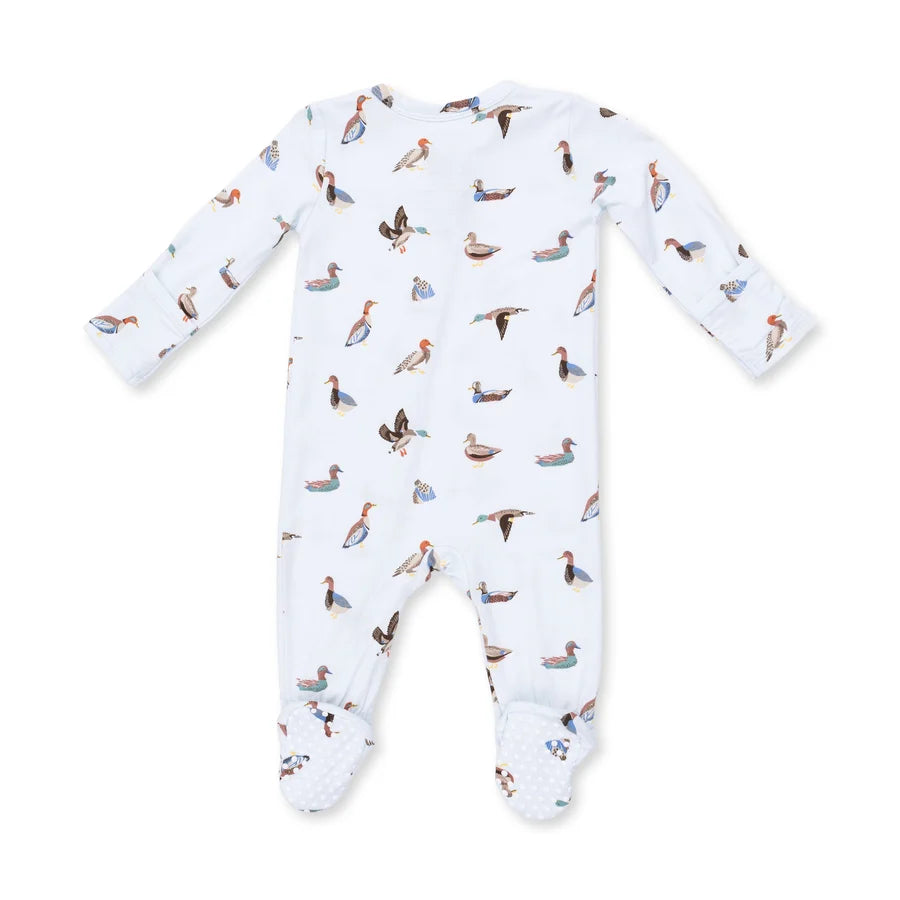 Angel Dear Blue | American Ducks 2 Way Zipper Footie