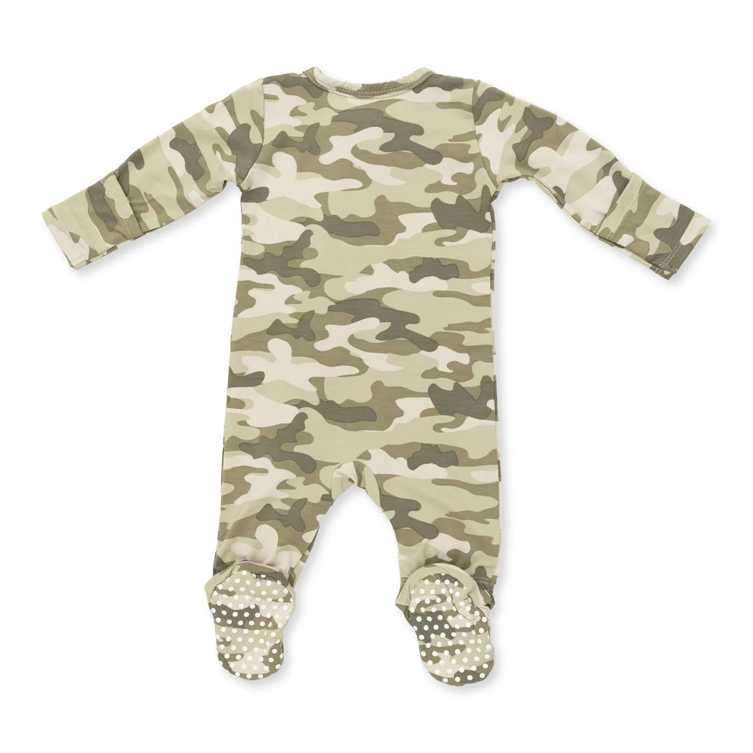 Angel Dear Green | Camo 2 Way Zipper Footie
