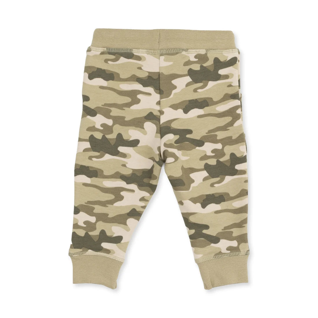 Angel Dear Green | Drop Sleeve Sweatshirt and Camo French Terry Jogger Pant Set