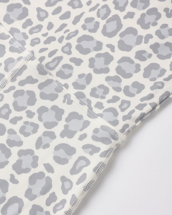 Rylee + Cru Natural Blue Leopard | Malibu Bodysuit