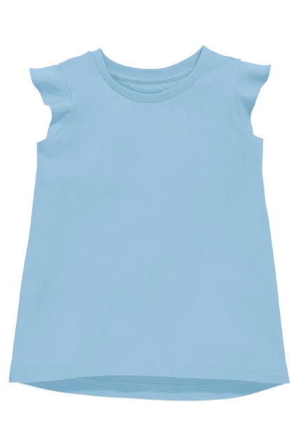 Azarhia Light Blue | Ruffle Shirt