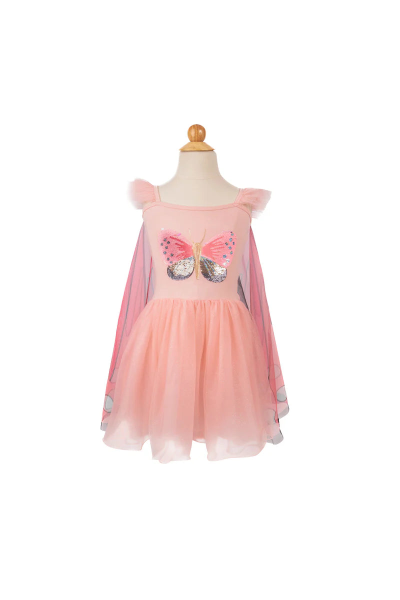 Great Pretenders Soft Pink | Sequins Secret Butterfly Twirl Dress with Wings