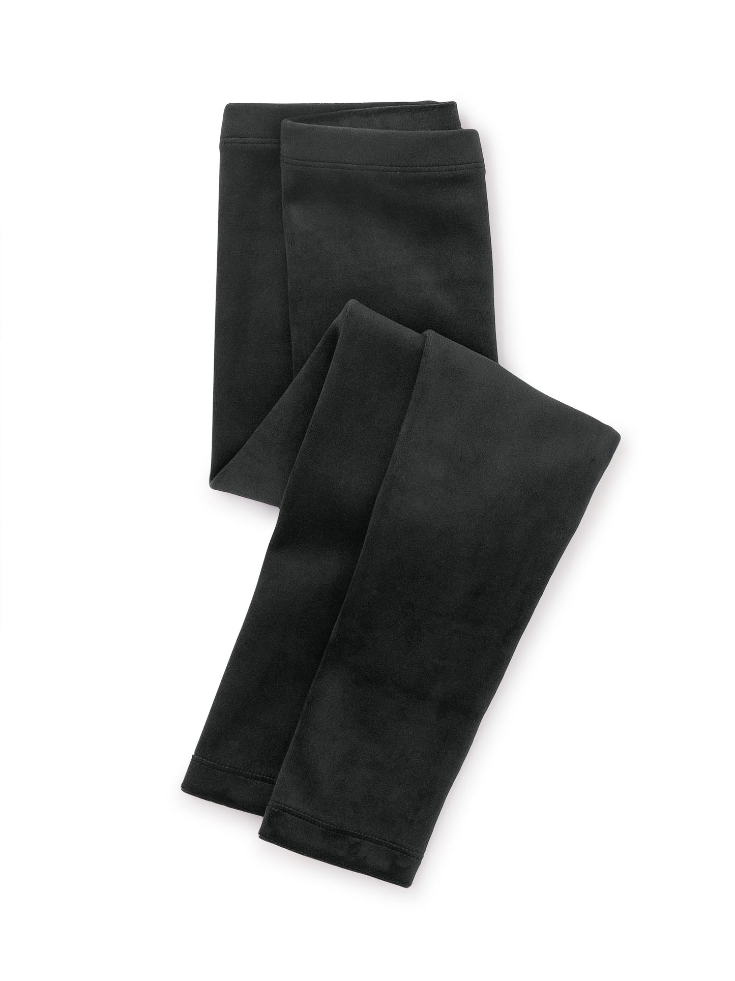 Tea Jet Black | Velour Leggings