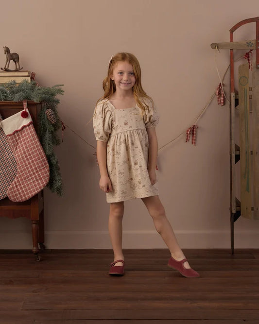 Rylee + Cru Antique Kittens | Brea Dress