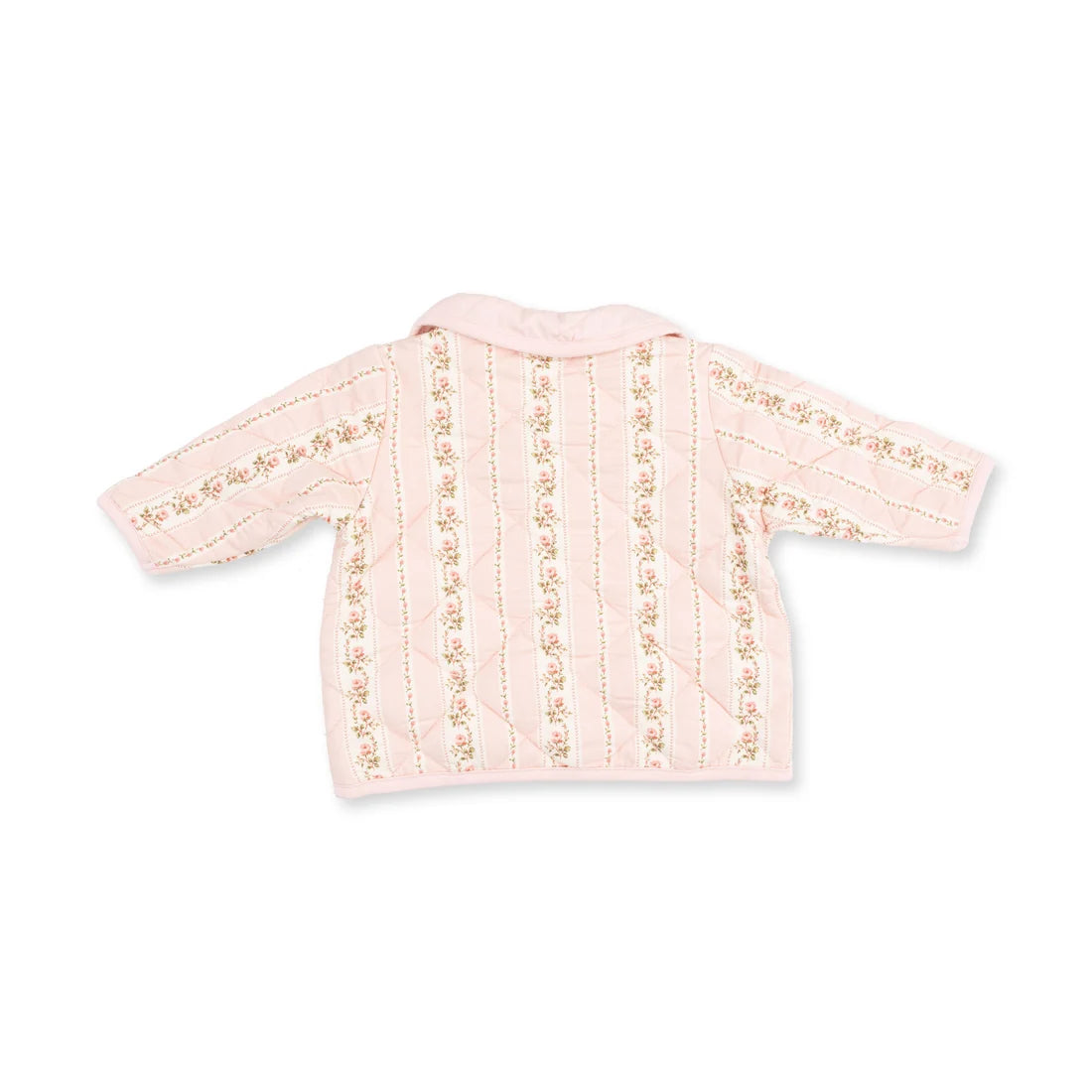Angel Dear Pink | Antoinette Stripe Quilted Jacket