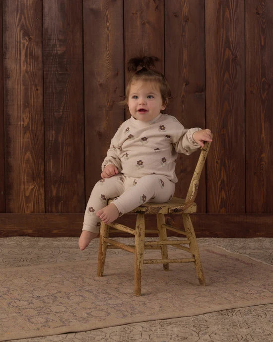 Rylee + Cru Petal Daisy | Spongy Knit Set