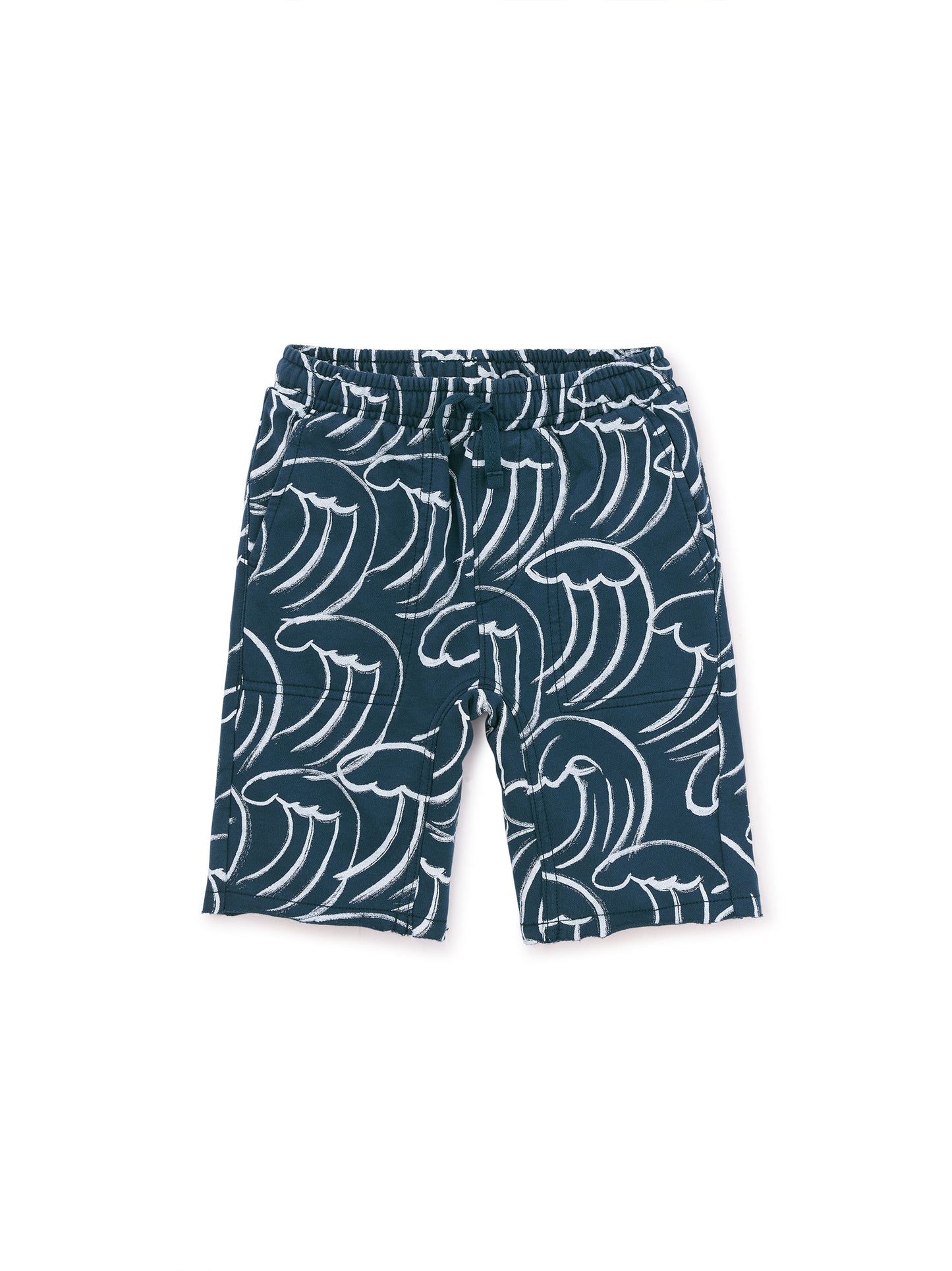 Tea Kanagawa Waves | Printed Gym Shorts