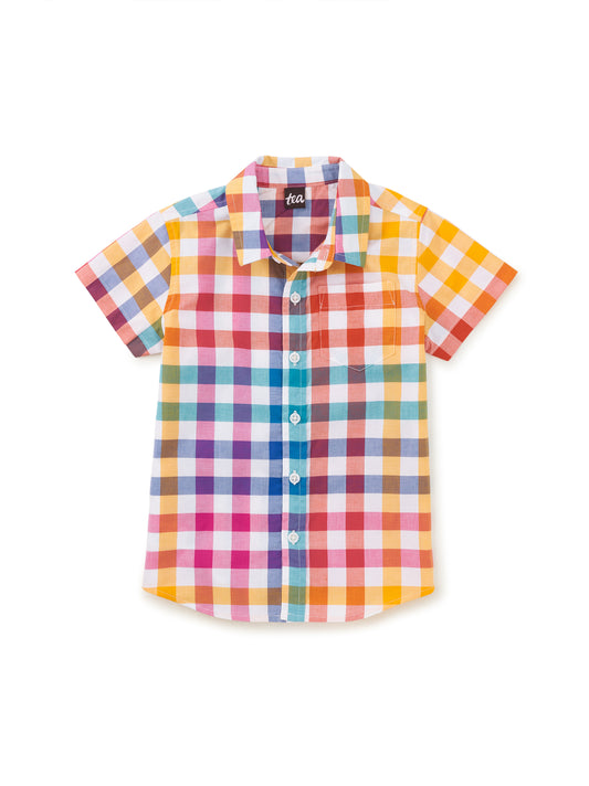 Tea Malindi Plaid | Button Up Woven Shirt