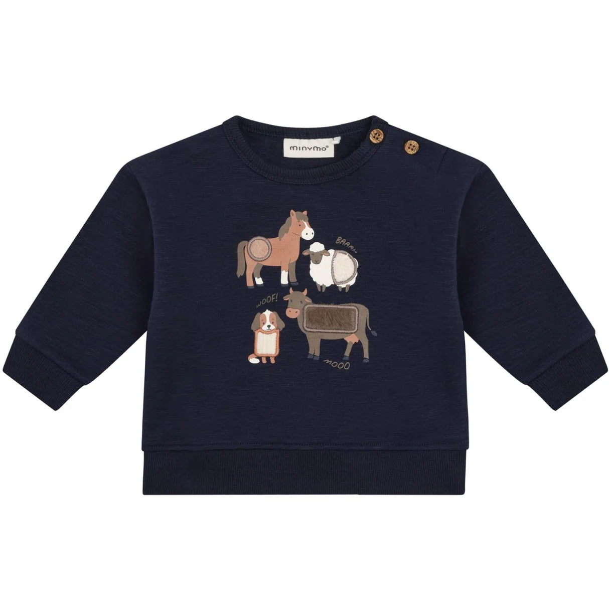 Minymo Dark Sapphire | Long Sleeve Sweatshirt