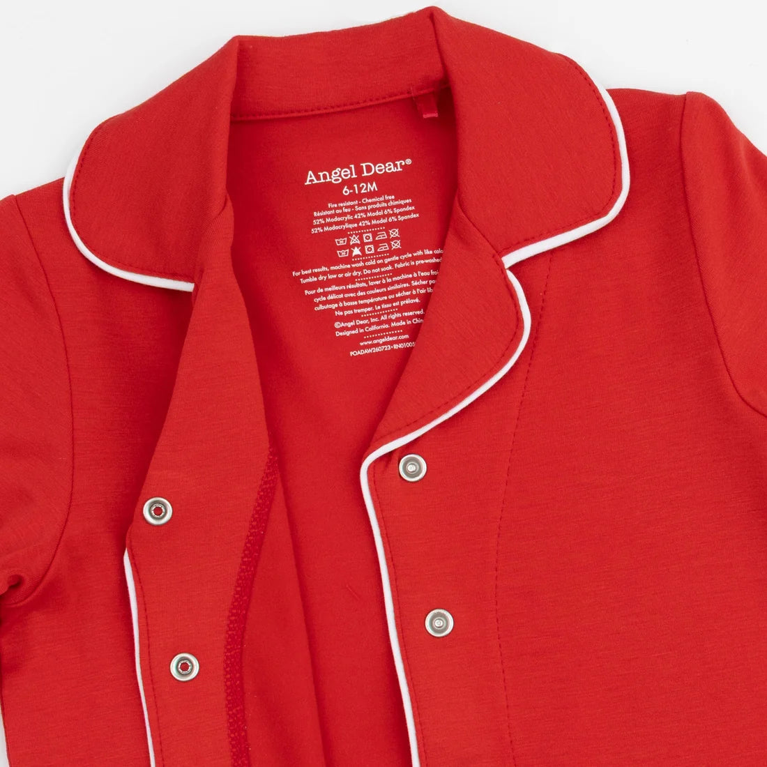 Angel Dear Red | Ribbon Long Sleeve Coat Style with Pant
