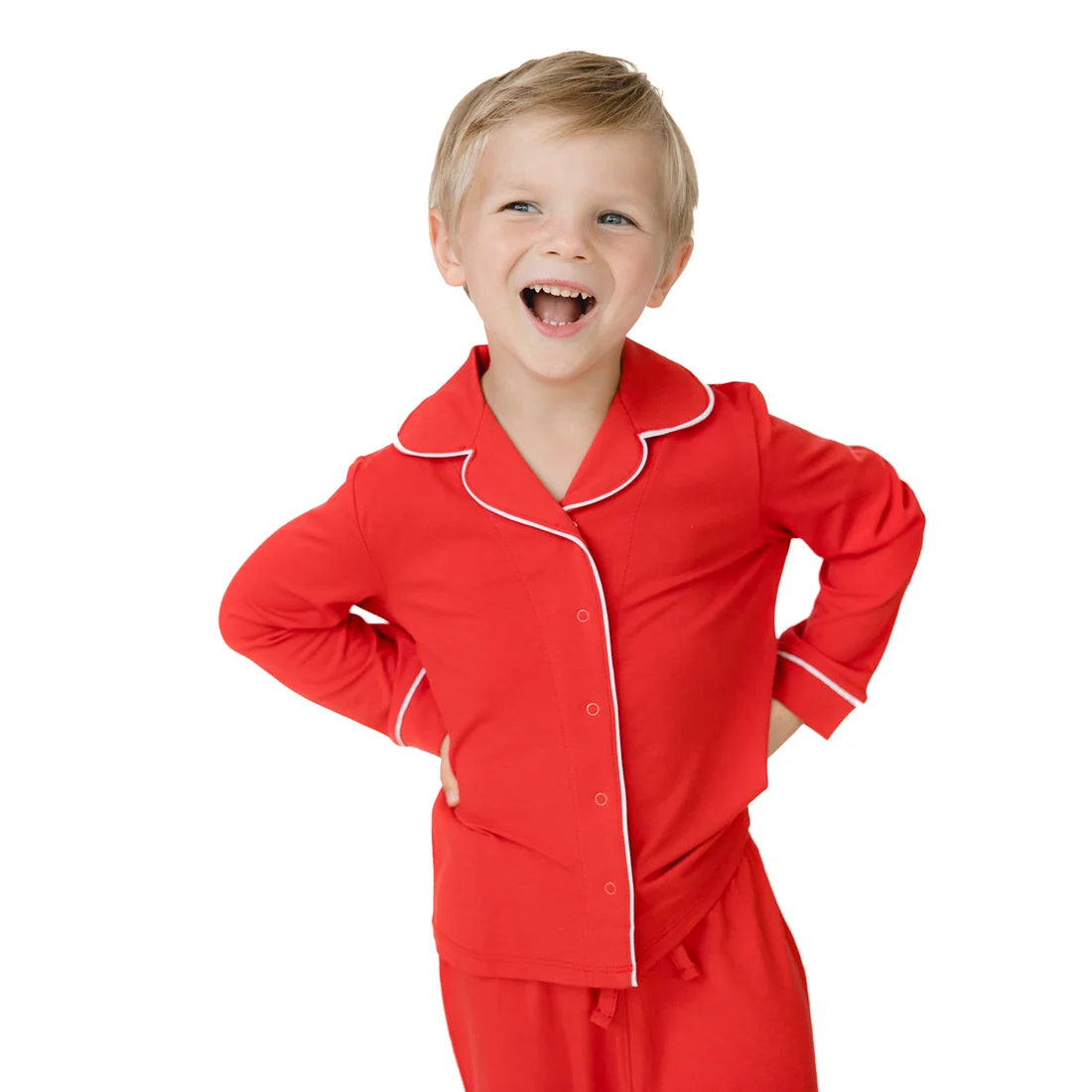 Angel Dear Red | Ribbon Long Sleeve Coat Style with Pant