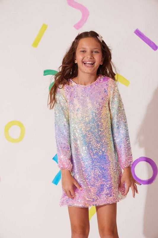 Lola + The Boys Sequin Ombre | Party Dress