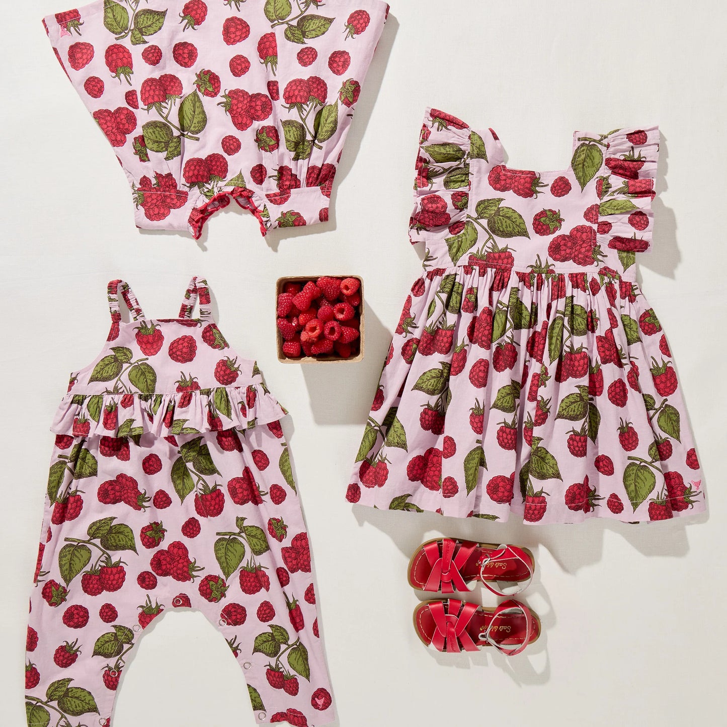 Pink Chicken Lavender Raspberries | Elsie Dress