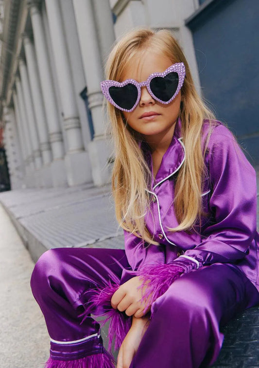 Lola & The Boys Purple | Lola Feather Set