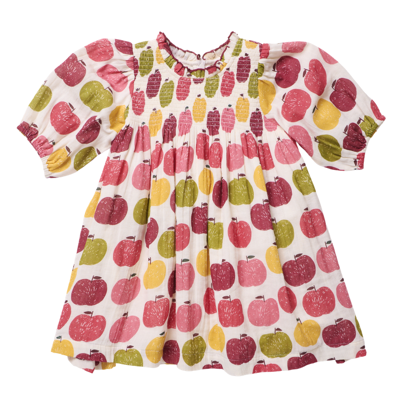 Pink Chicken Pink Delicious Apples | Puff Sleeve Stevie Dress