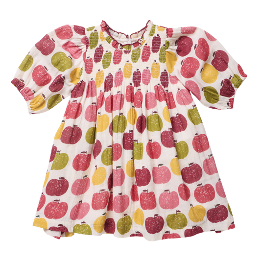 Pink Chicken Pink Delicious Apples | Puff Sleeve Stevie Dress