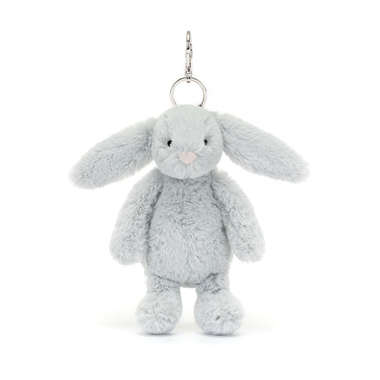 JellyCat Silver Bashful Bunny | Bag Charm