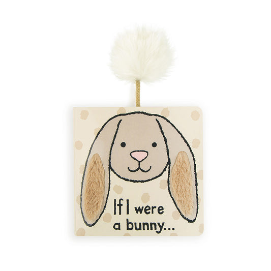JellyCat Beige If I Were A Bunny | Board Book