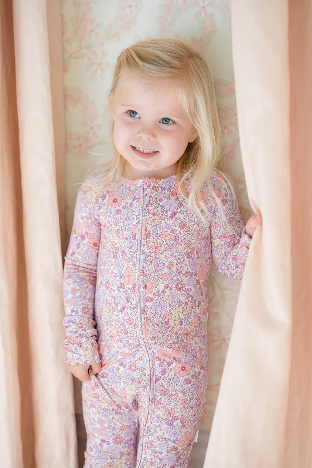 Uptown Baby Ditsy Floral | Sleep Romper