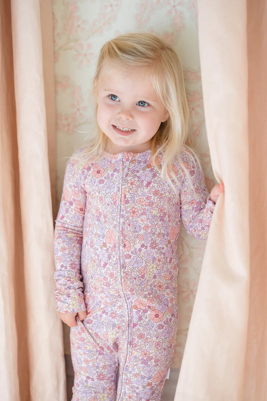Uptown Baby Ditsy Floral | Sleep Romper