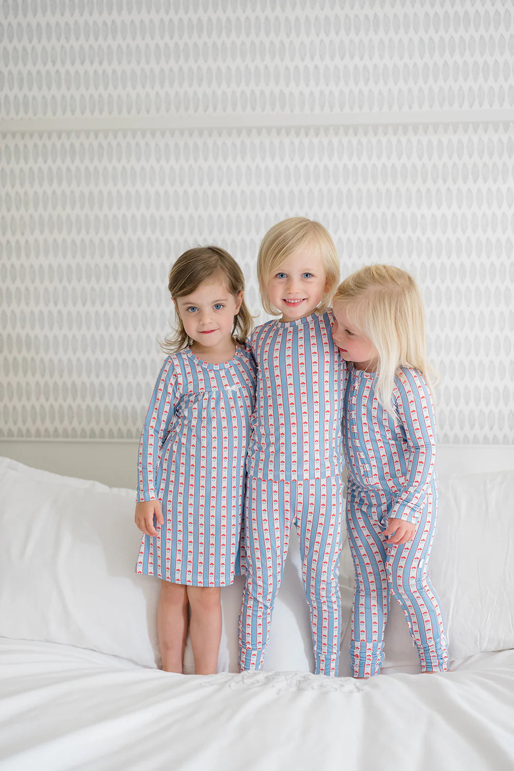 Uptown Baby Scalloped Florals | Sleep Romper
