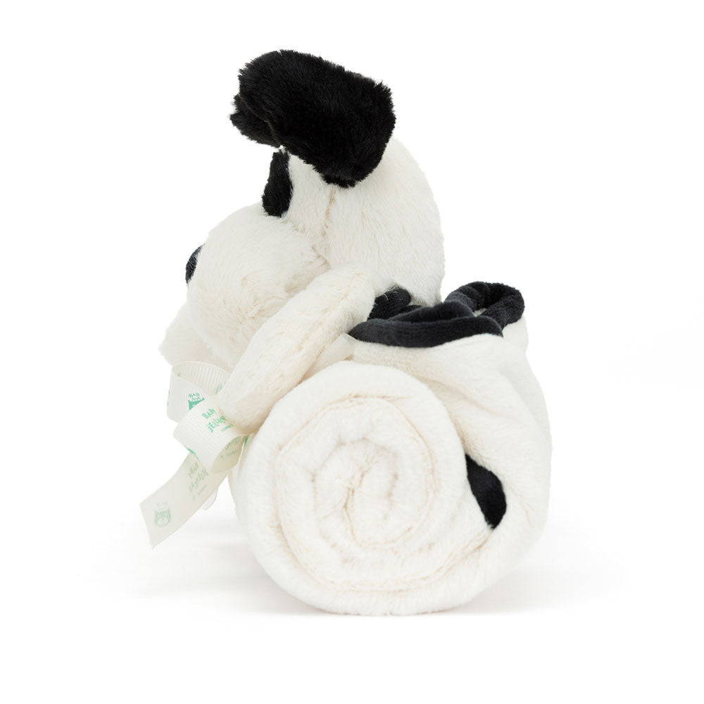 JellyCat Bashful Black & Cream | Puppy Blankie