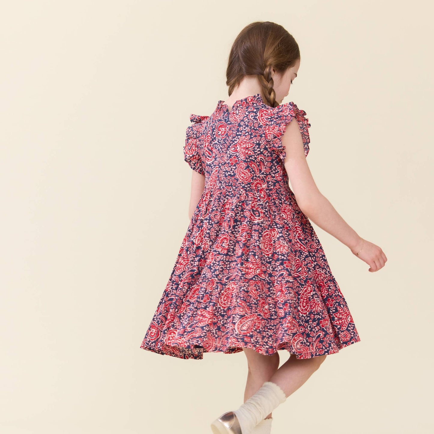 Pink Chicken Paisley Vines | Jennifer Dress