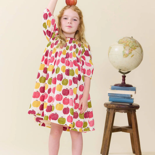Pink Chicken Pink Delicious Apples | Puff Sleeve Stevie Dress