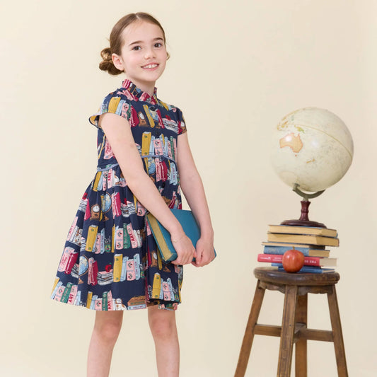 Pink Chicken Bookshelf | Fatima Dress