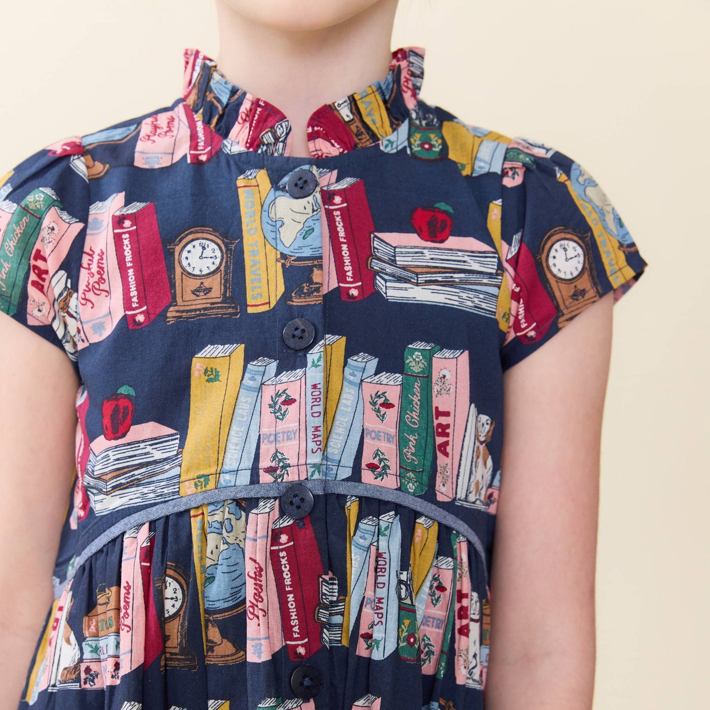 Pink Chicken Bookshelf | Fatima Dress