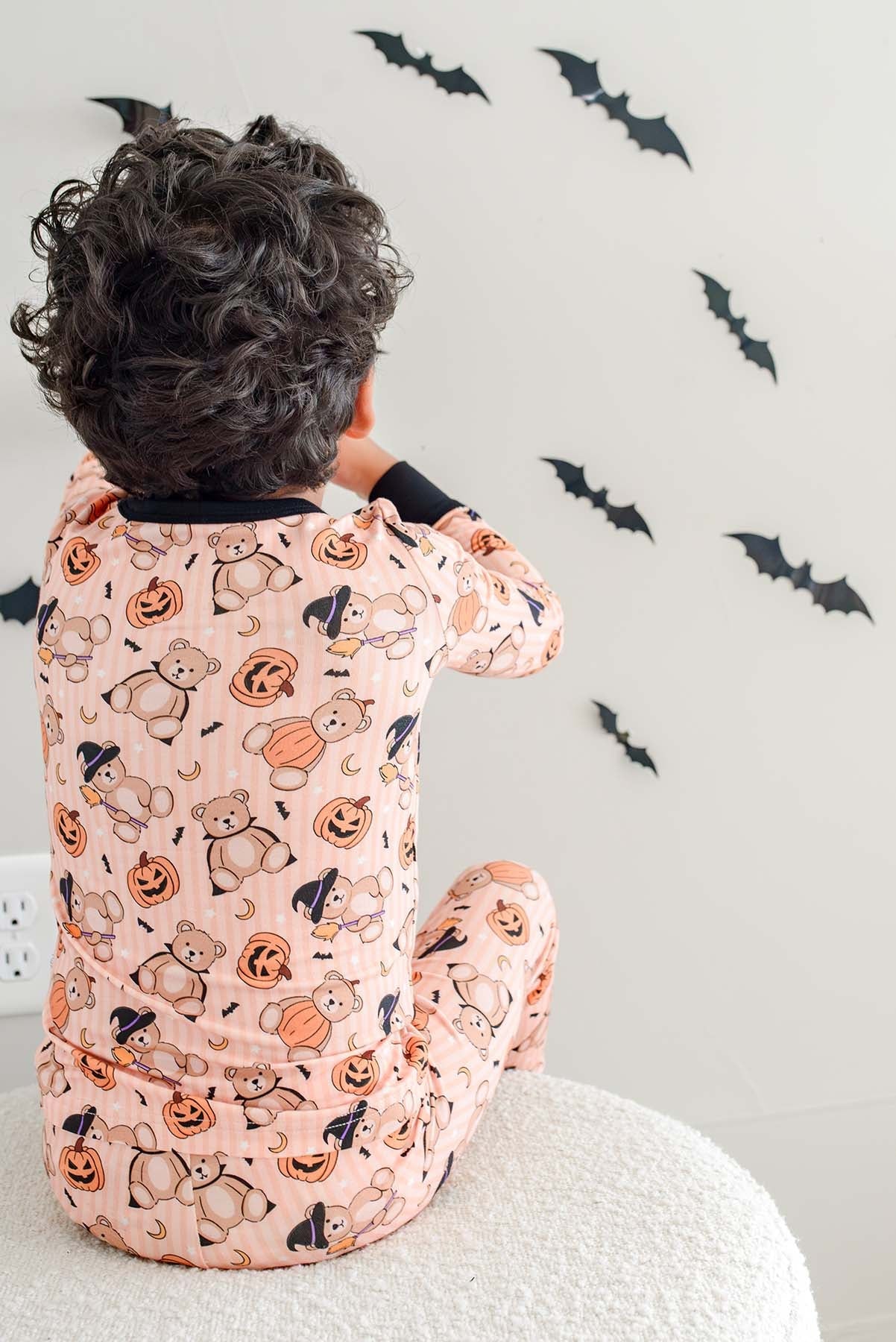 Caden Lane Beary Scary | Halloween Two Piece Bamboo PJ Set