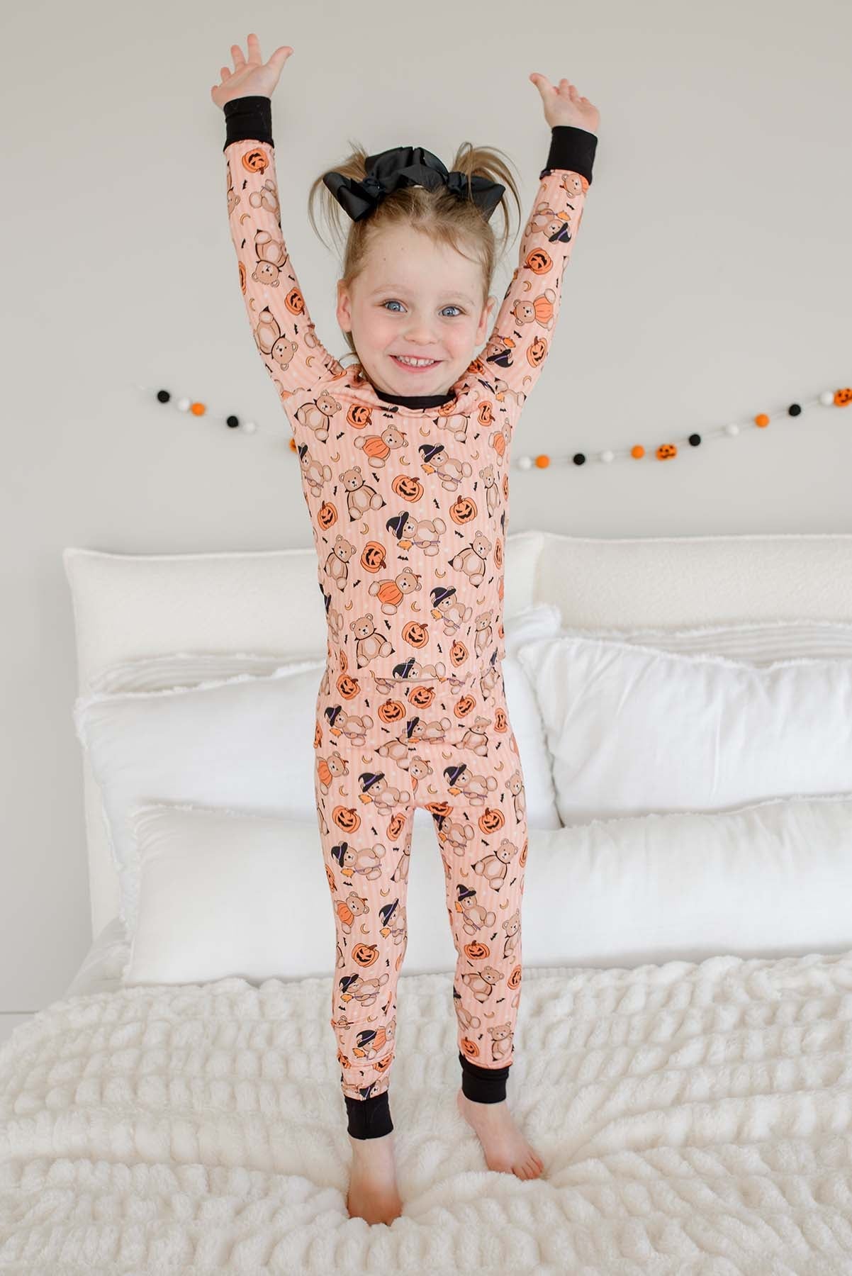 Caden Lane Beary Scary | Halloween Two Piece Bamboo PJ Set
