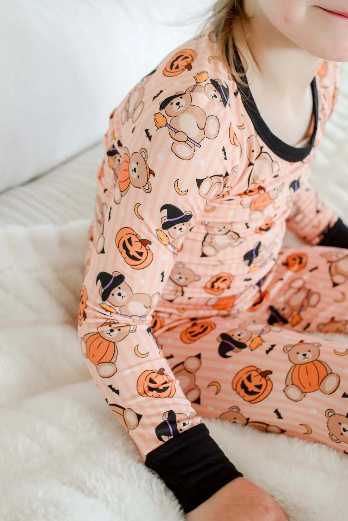 Caden Lane Beary Scary | Halloween Two Piece Bamboo PJ Set
