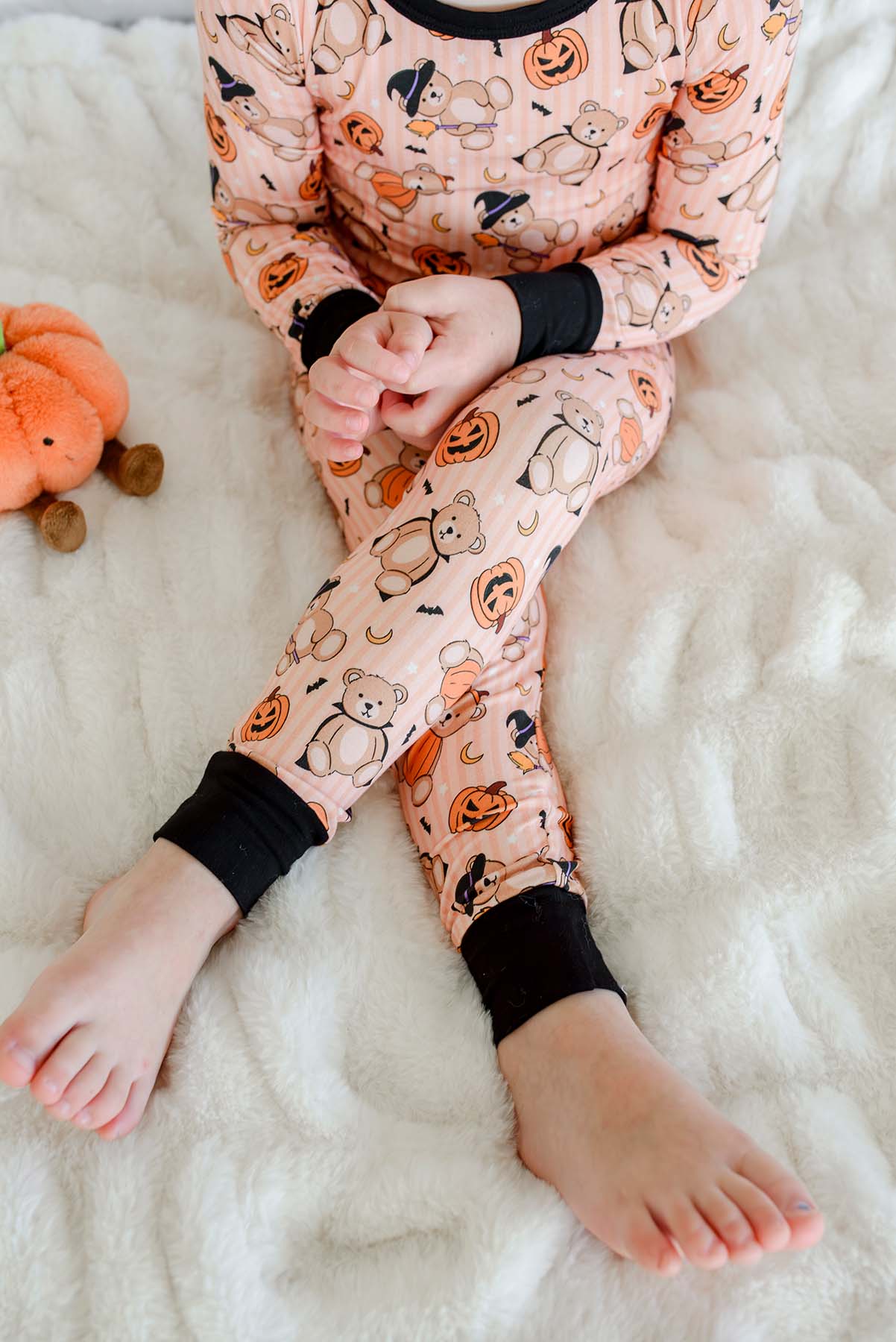 Caden Lane Beary Scary | Halloween Two Piece Bamboo PJ Set