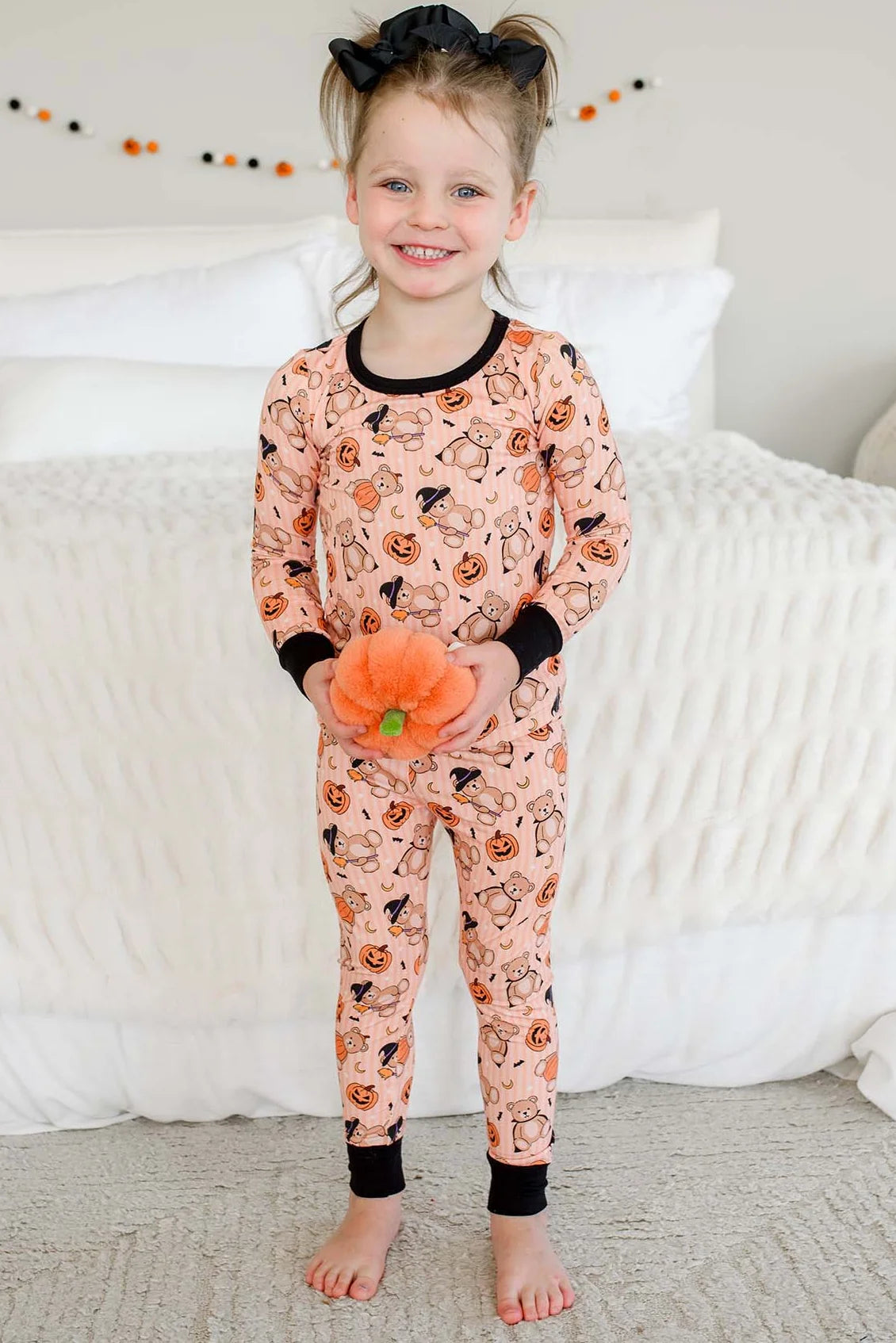 Caden Lane Beary Scary | Halloween Two Piece Bamboo PJ Set
