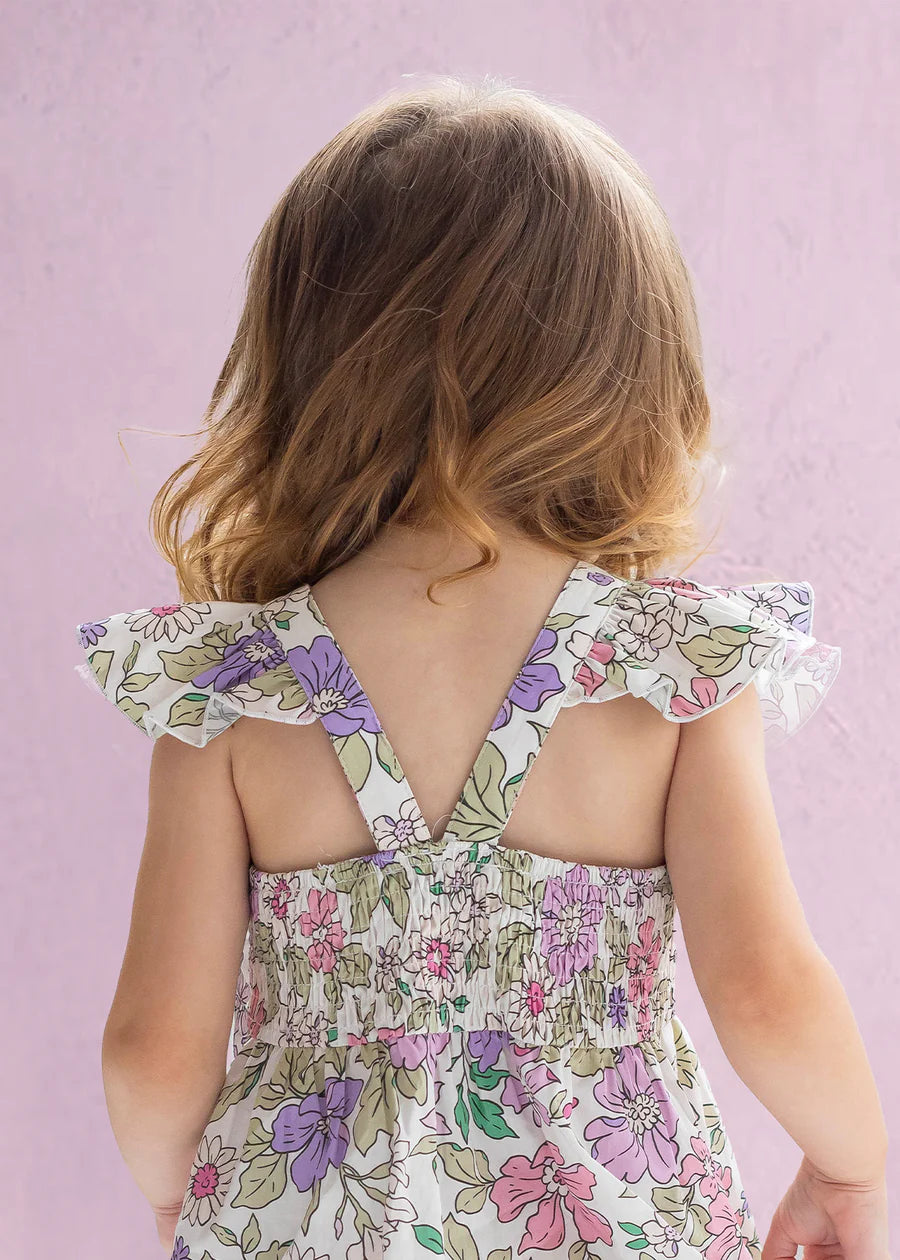 Mabel + Honey Purple | Sweet Cupid Romper