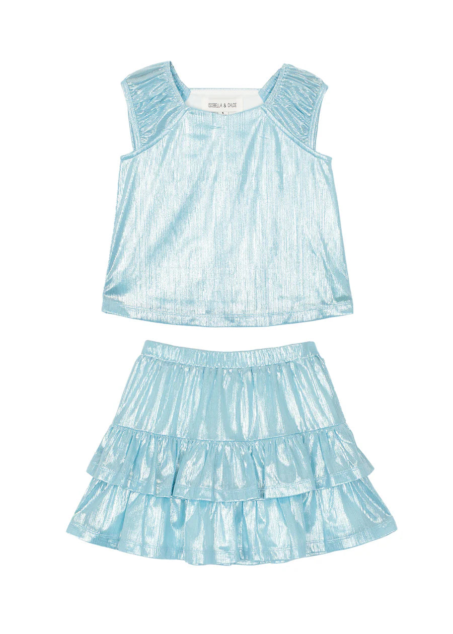 Mabel + Honey Blue | Party Girl 2 Piece Set